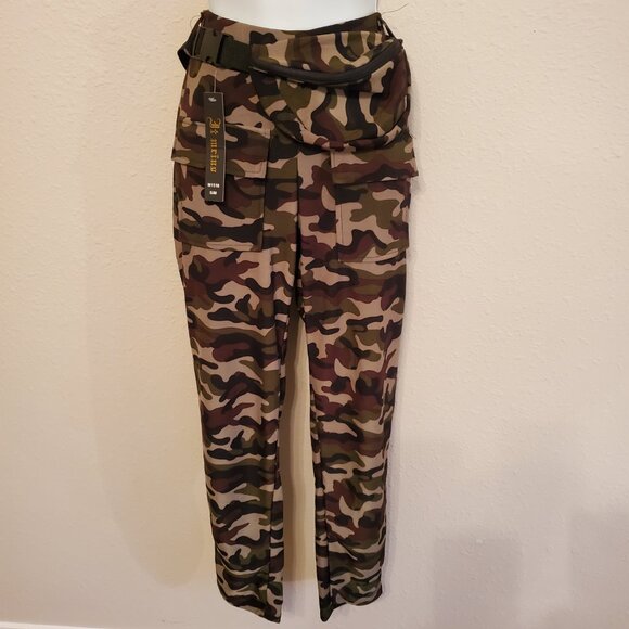 Jt Mrino Pants - Women's Camouflage Printed Pants Casual Stretchy Size S/M.